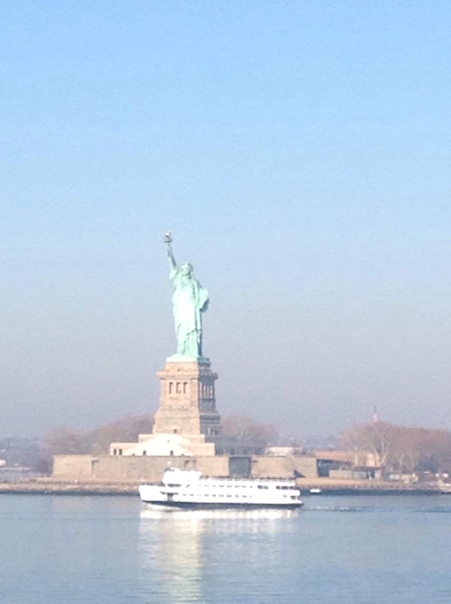 Socha Svobody, anglicky Statue of Liberty, plným názvem Liberty Enlightening the World je socha stojící na Ostrově svobody u New Yorku v USA. Ačkoliv by katastrálně měl náležet do Hudson County, New Jersey, od roku 1664 je Ostrov svobody součástí New Yorku.